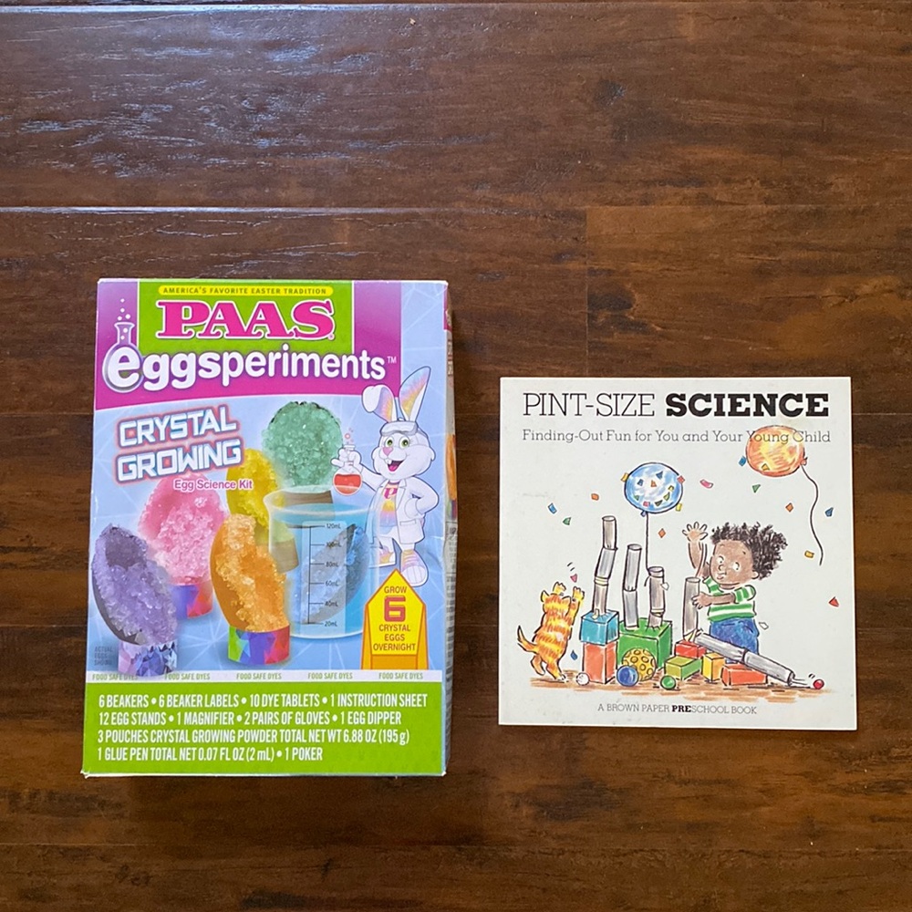5/$10 Kids Picture Book | NWT Crystal Growing Kit + Kids DIY Science Book